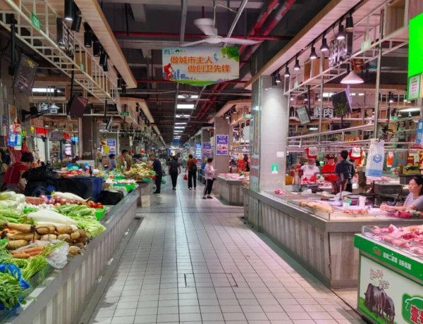 股门在线 干净、整洁、无蚊！江门农贸市场“新标签”！